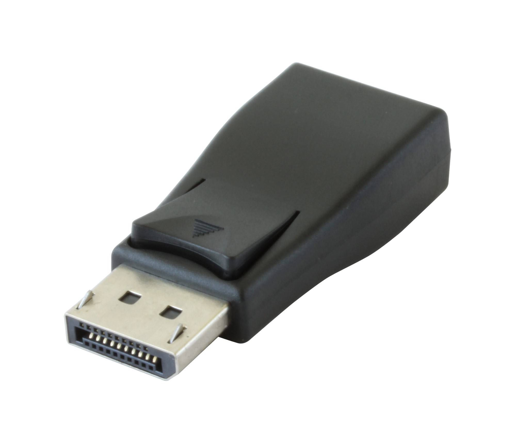 TECHly IADAP-DSP-230T DisplayPort / VGA Adapter [1x DisplayPort Stecker - 1x VGA-Buchse] Schwarz