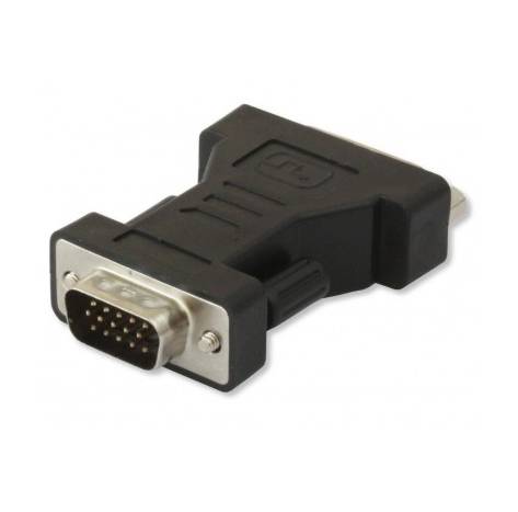 techly - Display-Adapter - HD-15 (VGA) (M) bis DVI-I (W)