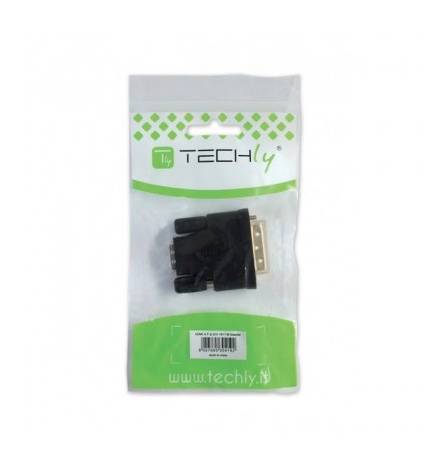 techly - Display-Adapter - HD-15 (VGA) (M) bis DVI-I (W)