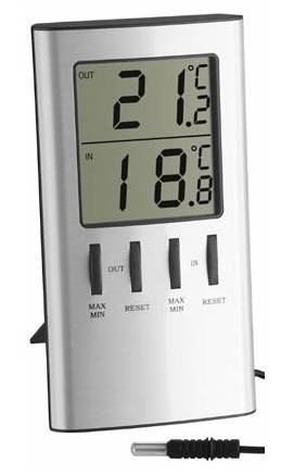 TFA Dostmann 30.1027 Thermometer Silber (metallic)