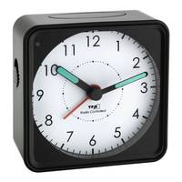 TFA Dostmann 60.1510.01 Funk Wecker Schwarz Fluoreszierend Zeiger