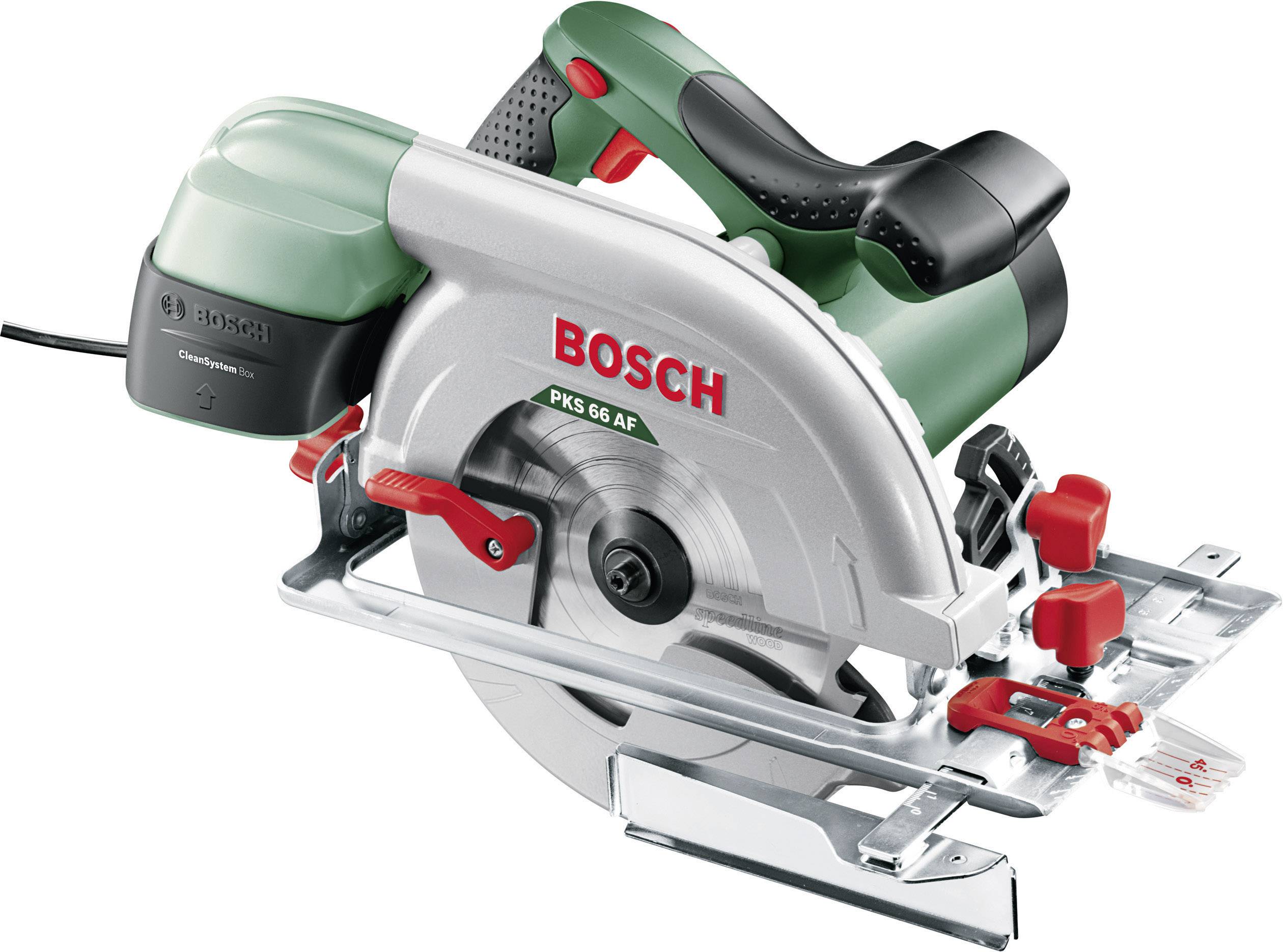 Bosch Home and Garden PKS 66 AF Handkreissäge Schnitttiefe max. (90°) 66mm mit Zubehör 1600W