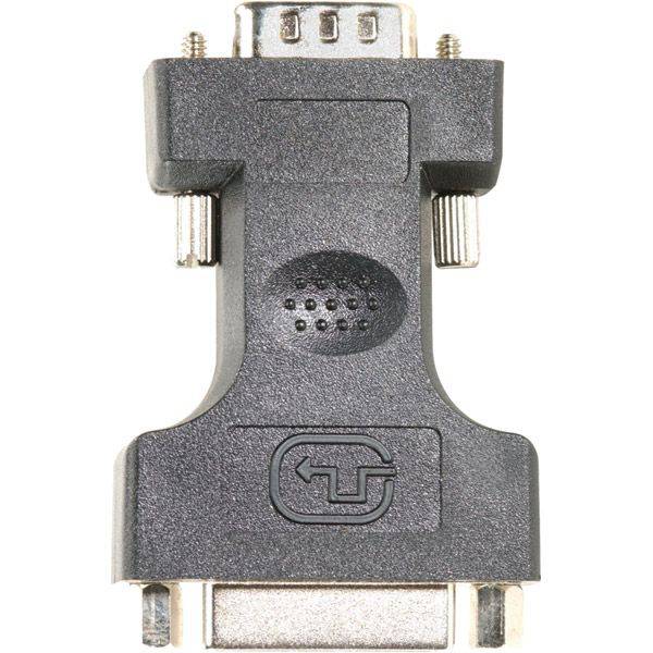Goobay 68030 DVI / VGA Adapter [1x DVI-Stecker 24+5pol. - 1x VGA-Buchse] Schwarz