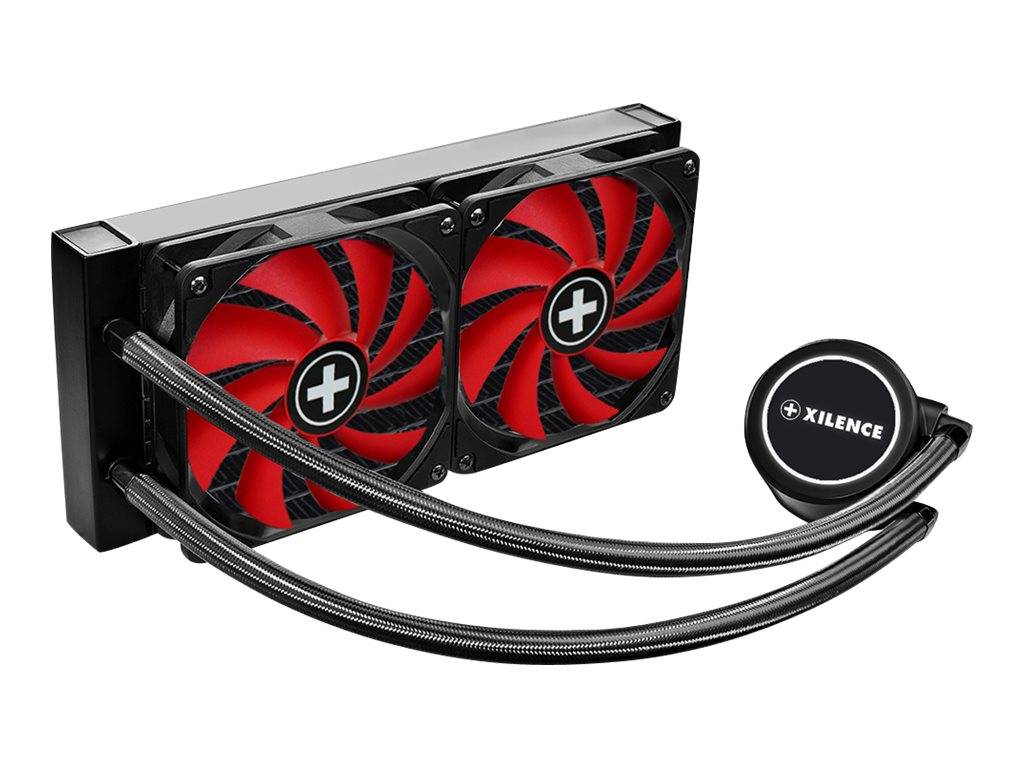 Xilence LQ240 AMD und Intel AiO 240mm Wasserkühlung, PWM, 300W TDP Kühler/Lüfter Wasserkühlung