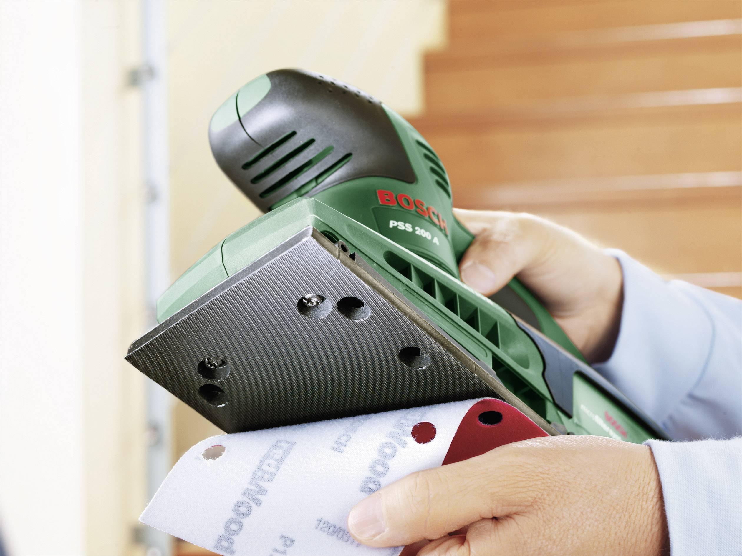 Bosch Home and Garden PSS 200A 0603340300 Schwingschleifer inkl. Koffer 200W 93 x 185mm