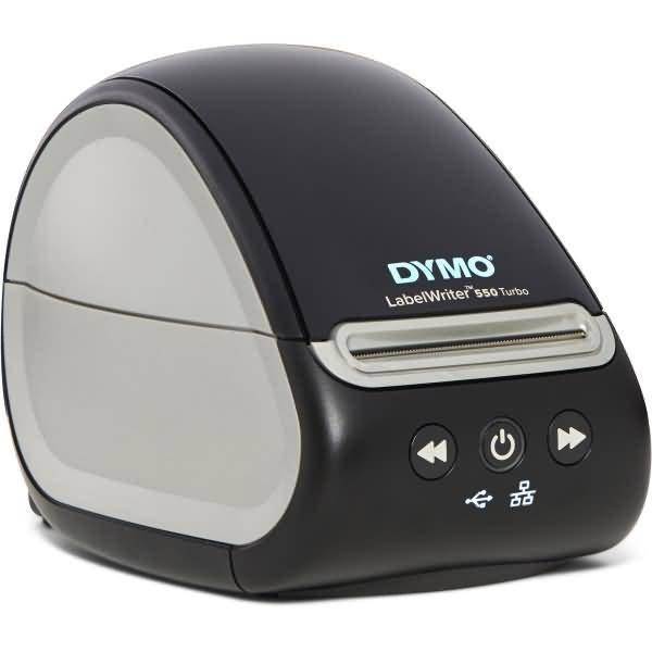 DYMO Labelwriter 550 Turbo Etikettendrucker Thermodirekt 300 x 300 dpi Etikettenbreite (max.): 61mm USB