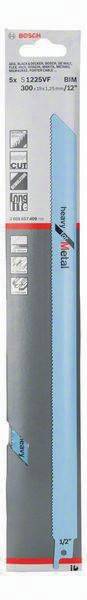 Säbelsägeblatt S 1225 VF L.300mm B.19mm TPI 10/14 1,8/2,6mm varioverz. 5er Pk.