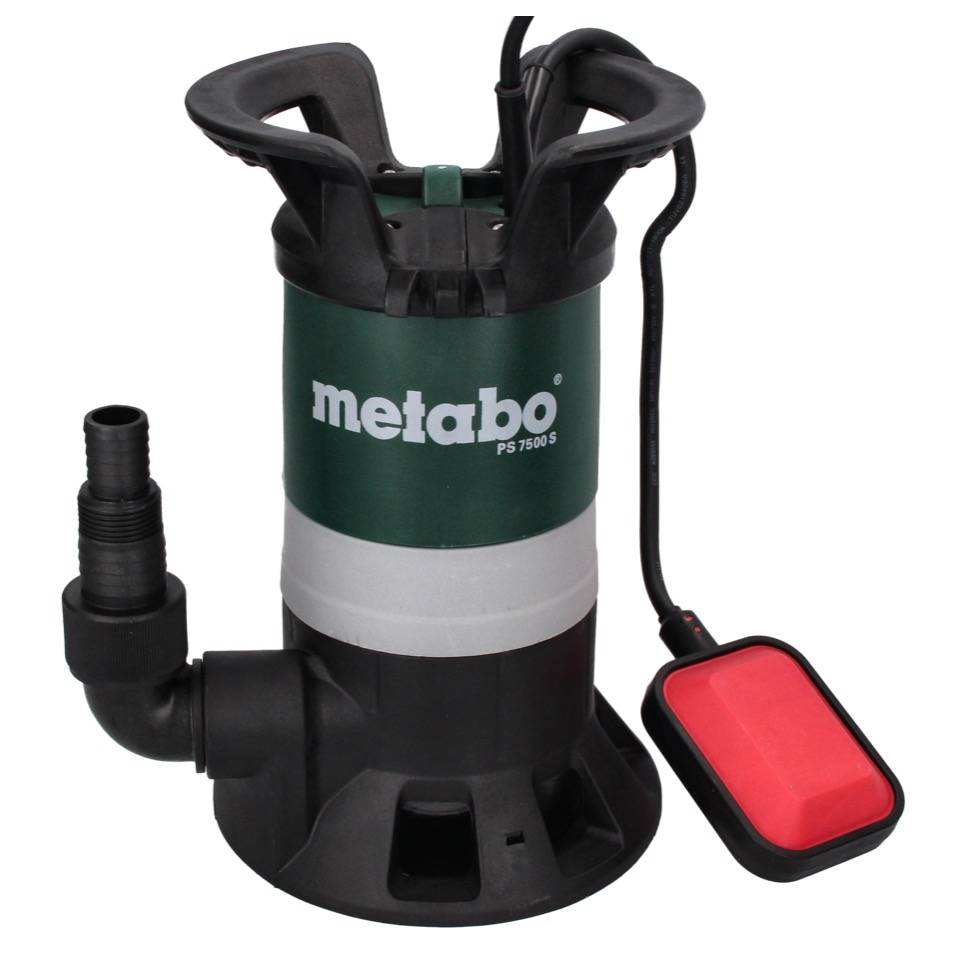 Metabo PS 7500 S Elektro Schmutzwasser Tauchpumpe 450 W 7.500 l/h 5 m Tiefe ( 0250750000 )