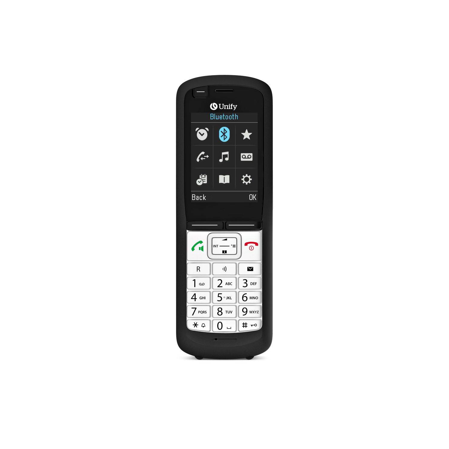 Unify OpenScape DECT Phone R6 - Schnurloses Erweiterungshandgerät - mit Bluetooth-Schnittstelle mit Rufnummernanzeige -