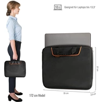 EVERKI 53892 Laptoptasche 18 Zoll Notebook Sleeve EKF808S18B Laptophülle mit Fächern Businesstasche Notebooktasche 14 l EVERKI 53892 Laptoptasche 18 Zoll Notebook Sleeve EKF808S18B Laptophülle mit Fächern Businesstasche Notebooktasche 14 l