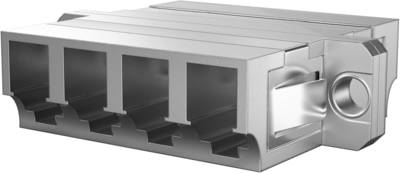 Kupplung LC Quad OS2 Metallgehäuse -- Glasfaserverkabelung Glasfaser Kupplungen OS2