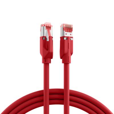 RJ45 Patchkabel Cat.6A S/FTP LSZH -- Dätwyler 7702 TM21 rot 5m Kupferverkabelung