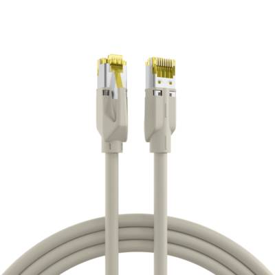 RJ45 Patchkabel Cat.6A S/FTP LSZH, Draka UC900 TM31 grau 25m Kupferverkabelung
