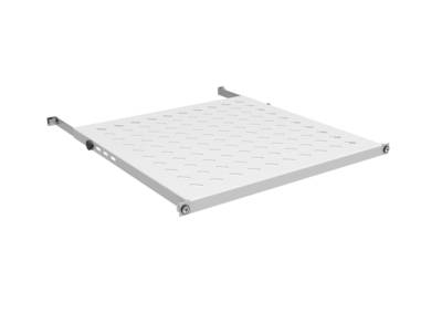 19 0,5HE Fachboden, fest, ET 550..650 -- mm, 70 kg, ST 800, RAL9005 und +