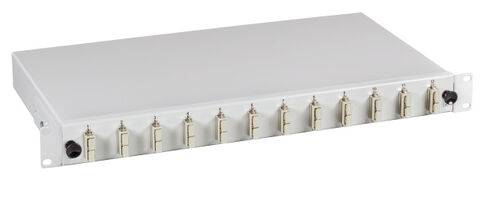 EFB-Elektronik B61203.6OM4, Spleißbox teilbestückt SC OM4 ausziehbar 6 Kuppl.