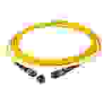 MTP-F/MTP-F 12-Fasermatrix Patchkabel, OS2, LSZH gelb, Code B, 3m