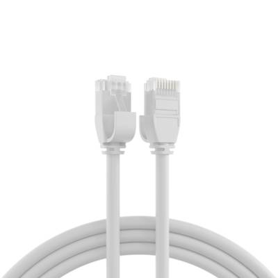 RJ45 Patchkabel Cat.6A U/UTP TPE, 3,6mm ultraflex weiß 3m Kupferverkabelung