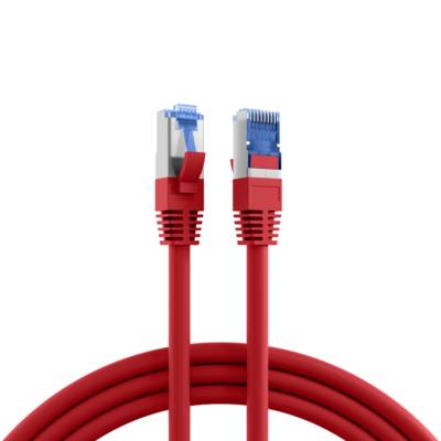 RJ45 Patchkabel Cat.6A S/FTP TPE -- Cat.7 Rohkabel superflex rot 30m Kupferverkabelung