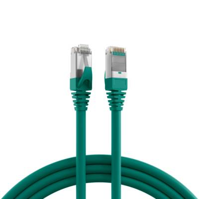 RJ45 Patchkabel Cat.5e SF/UTP PUR, RAL6018 grün 30m Kupferverkabelung Industrie