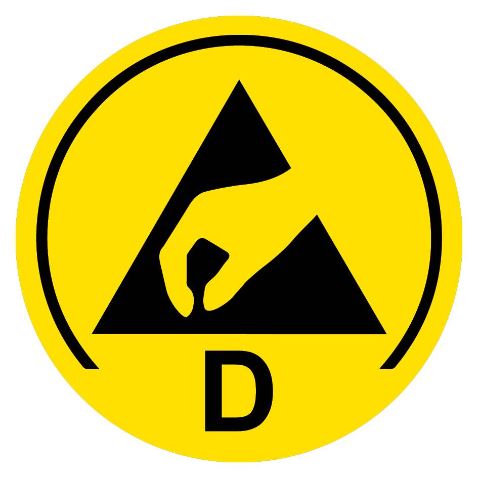 AMF ESD Andrückschraube für offene Haltearme 6890ESD Größe 1