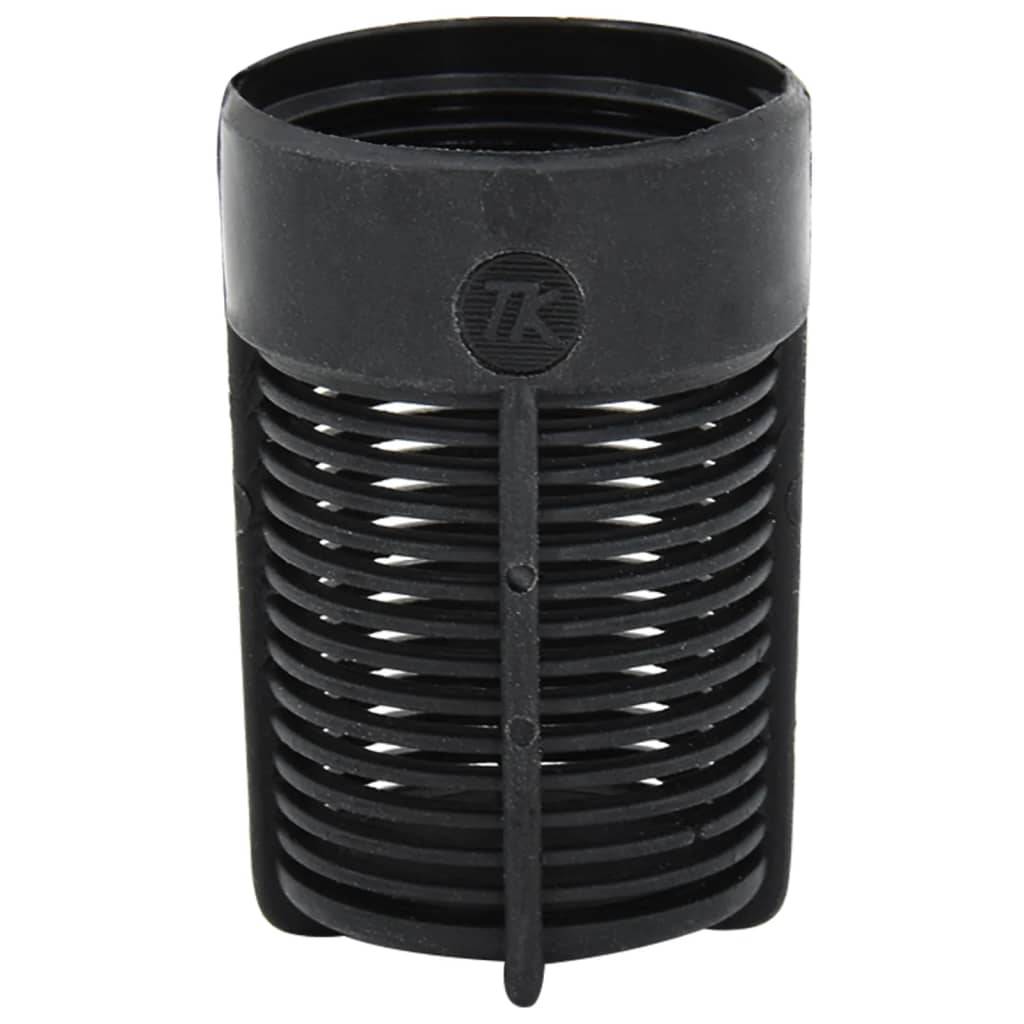 vidaXL Saugschlauch mit PVC-Anschlüssen Schwarz 1" 10 m PVC