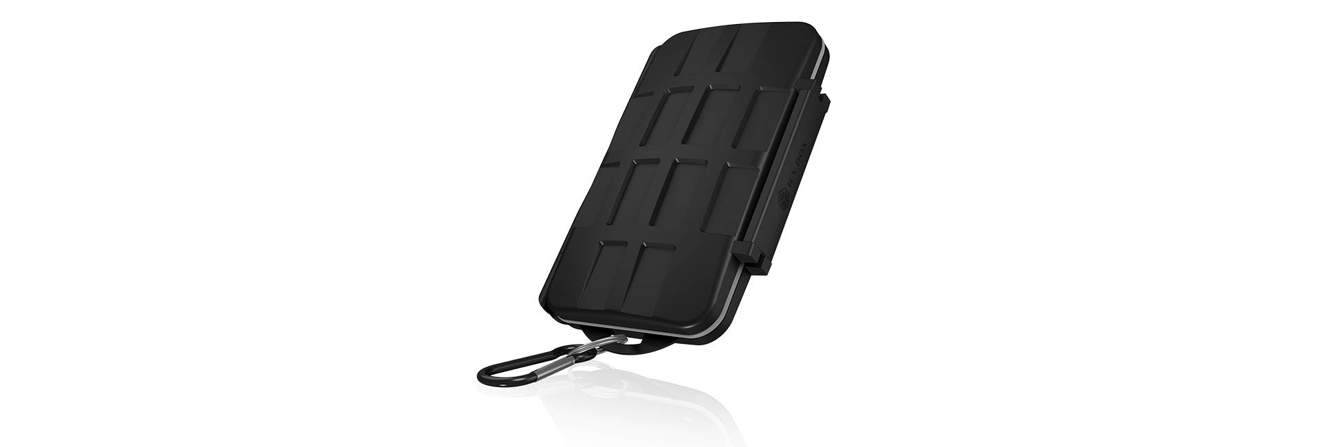 IB-AC620-CR Schutzbox für SD (x8), microSD (x16) und CF (x4) -Karten