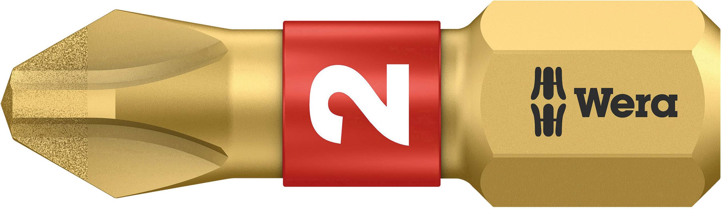 Wera 851/1 BDC SB SiS 05073333001 Kreuzschlitz-Bit PH 2 Werkzeugstahl diamantbeschichtet, legiert D 6.3