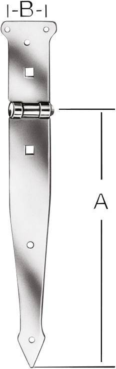 Werfgehänge verz 400x45mm Nr. 64400Z