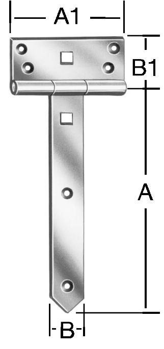 Kreuzgehänge 400X33 mm verz. Vormann