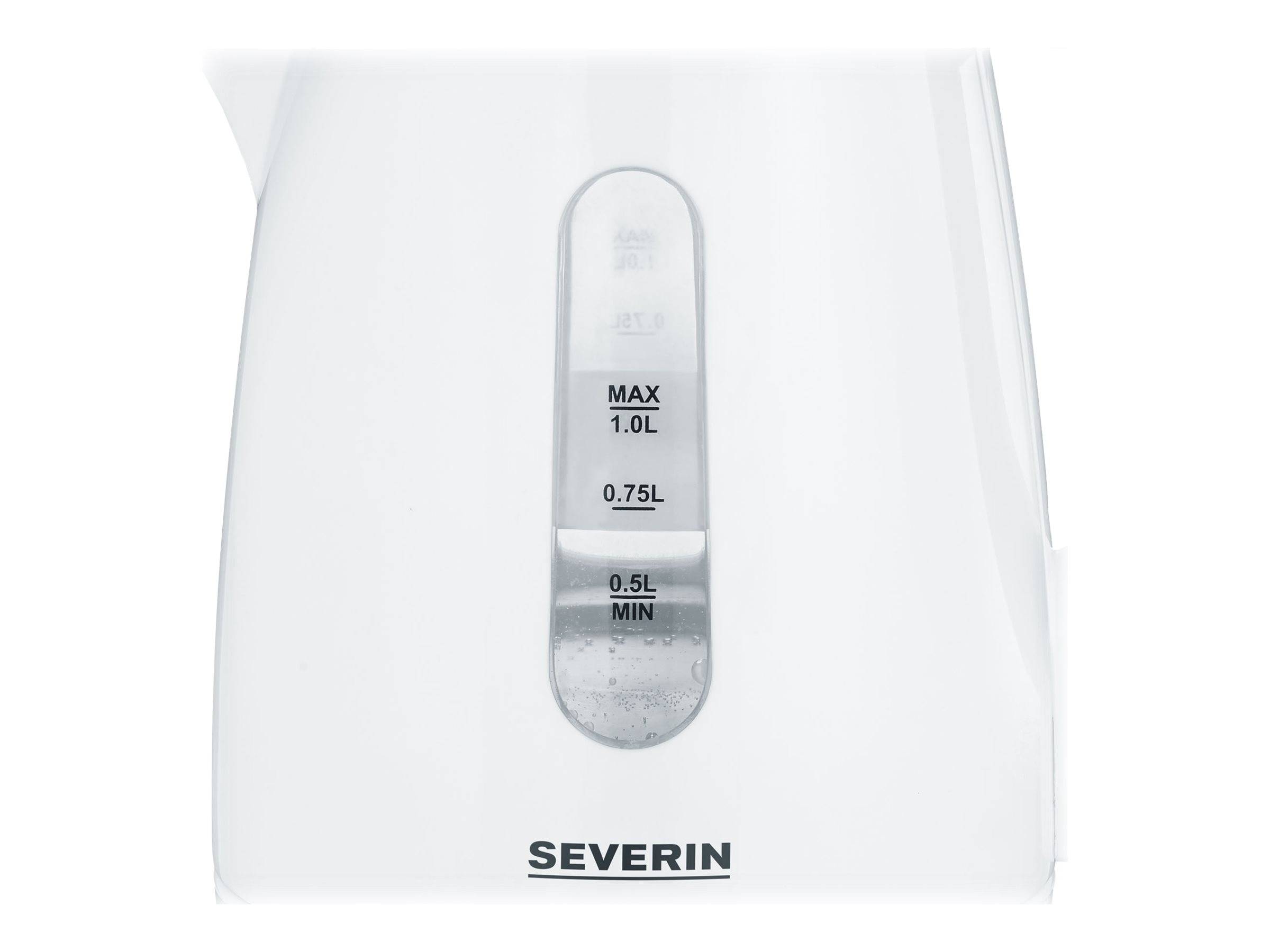 Severin WK 3411 Wasserkocher Weiß Fassungsvermögen: 1l