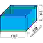 Hünersdorff Sortimentskoffer-Einsatz (L x B x H) 108 x 108 x 63mm Anzahl Fächer: 1 Inhalt