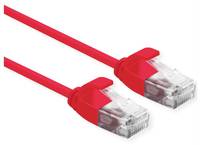 ROLINE UTP DataCenter Patchkabel Kat.6A (Class EA), LSOH, slim, rot, 5 m