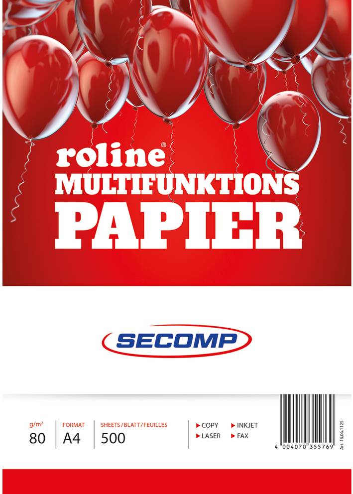 Roline 16.06.1125 16.06.1125 Universal Druckerpapier DIN A4 1 St. Weiß