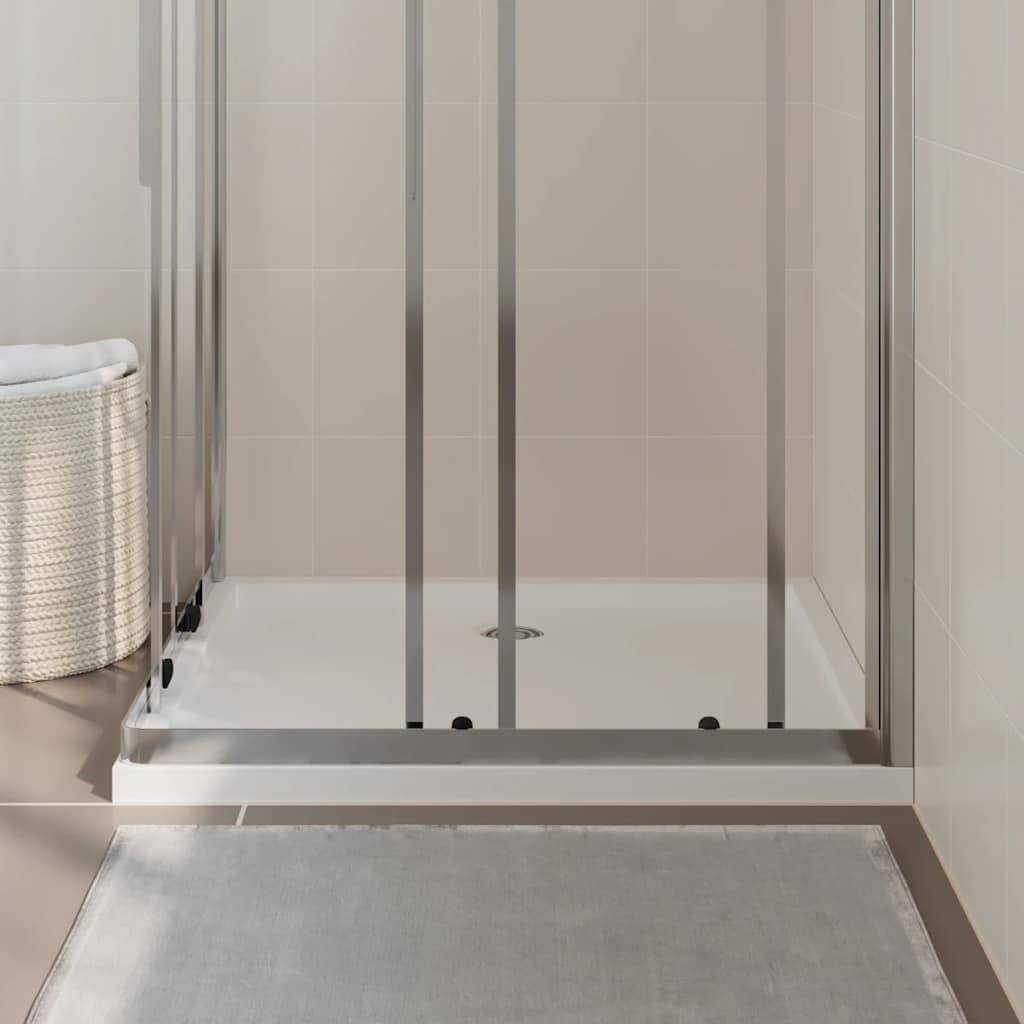 vidaXL Duschtasse ABS Rechteckig Weiß 80x90 cm