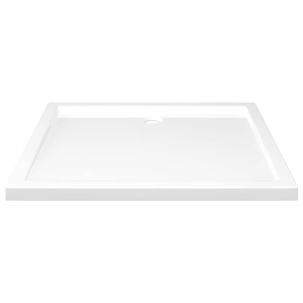 vidaXL Duschtasse ABS Rechteckig Weiß 80x90 cm