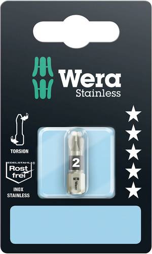 Wera 3855/1 TS SB SiS 05073613001 Kreuzschlitz-Bit PZ 1 Edelstahl D 6.3