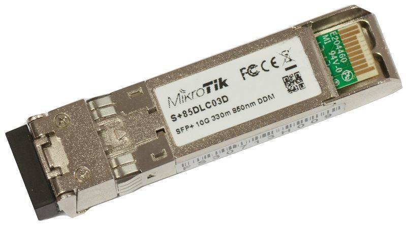 Mikrotik S+85DLC03D - SFP+-Transceiver-Modul - 10 GigE - SFP+ / LC Multi-Mode -