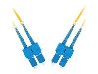 MicroConnect SC/UPC-SC/UPC 3m OS2 SM Duplex LSZH OD: 2mm, 0.3db Yellow