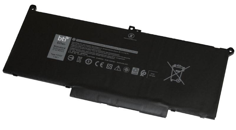 BTI F3YGT-BTI - Laptop-Batterie (gleichwertig mit: Dell F3YGT, Dell 2X39G, Dell