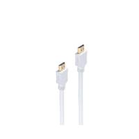 HDMI A-Stecker/HDMI A-Stecker verg. HEAC weiß 3m