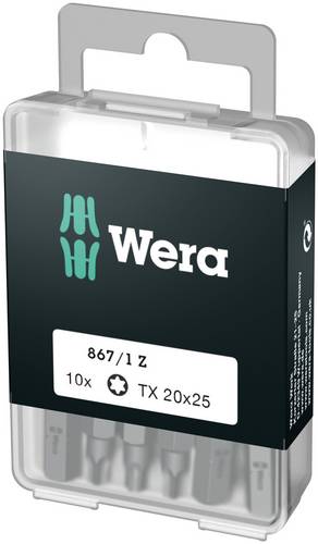 Wera 867/1 Z DIY SiS 05072406001 Torx-Bit T 10 Werkzeugstahl legiert, zähhart D 6.3 10 St.