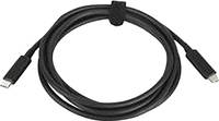 HP USB-Kabel USB-C® Stecker, USB-C® Stecker 1.80 m Schwarz 5AR72AA