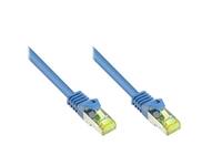 Good Connections Patchkabel m. Cat.7 Rohkabel blau 1m