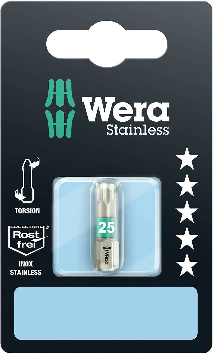 Wera 3867/1 TS SB SiS 05073620001 Torx-Bit T 10 Edelstahl D 6.3