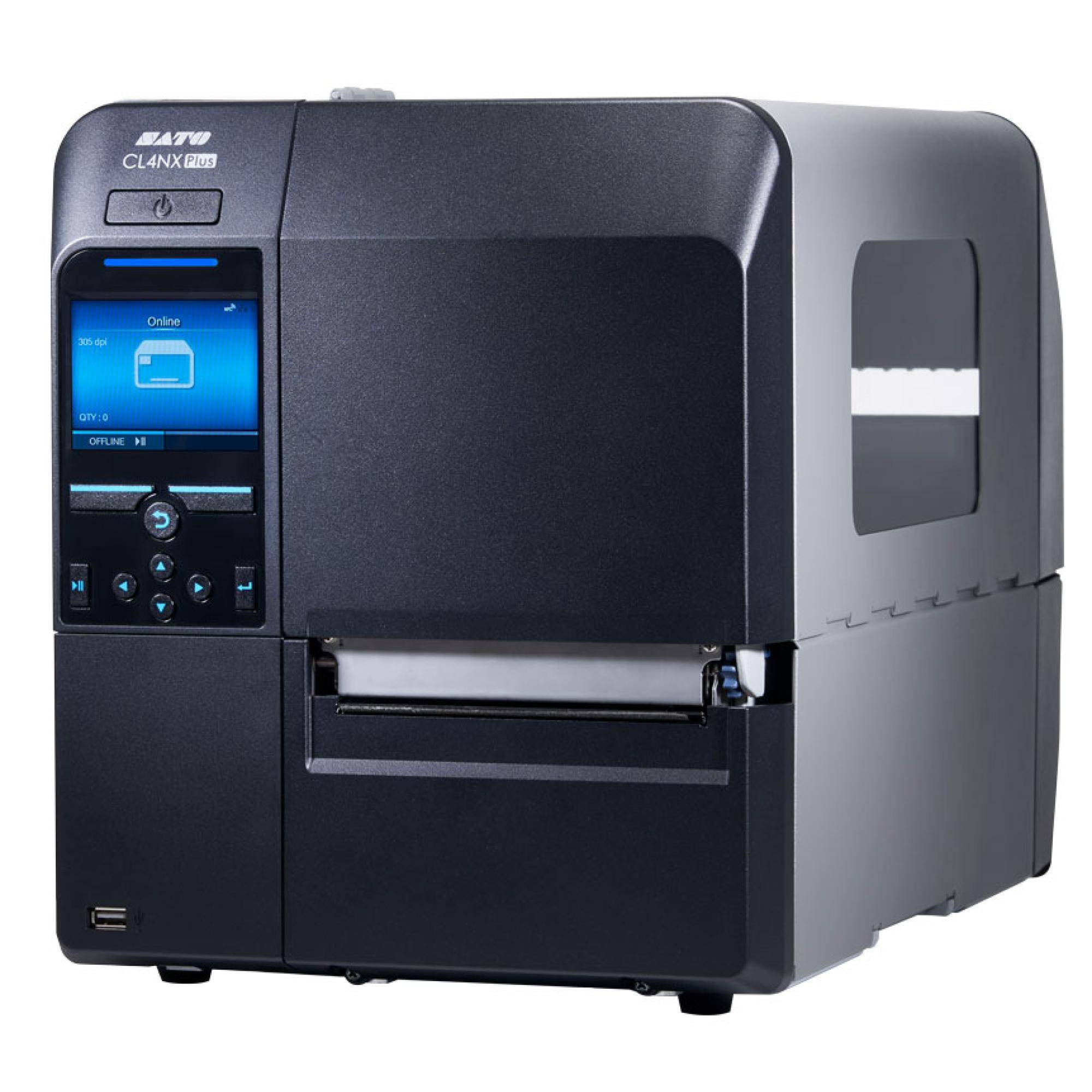 SATO CL4NX Plus, Direkt Wärme/Wärmeübertragung, POS-Drucker, 203 x 203 DPI, 14 ips, 355 mm/sek, 0.06 - 0.268 µm