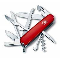 Victorinox Huntsman, Gleitgelenk-Messer, Multi-Tool-Messer, Edelstahl, Rot, 15 Werkzeug, 9,1 cm