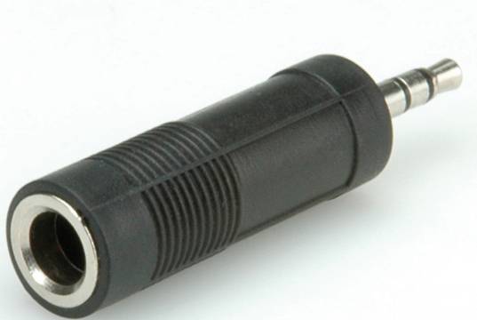 Roline 11.09.4443 11.09.4443 Audio Adapter [1x Klinkenstecker 3.5 mm - 1x Klinkenbuchse 6.35 mm]