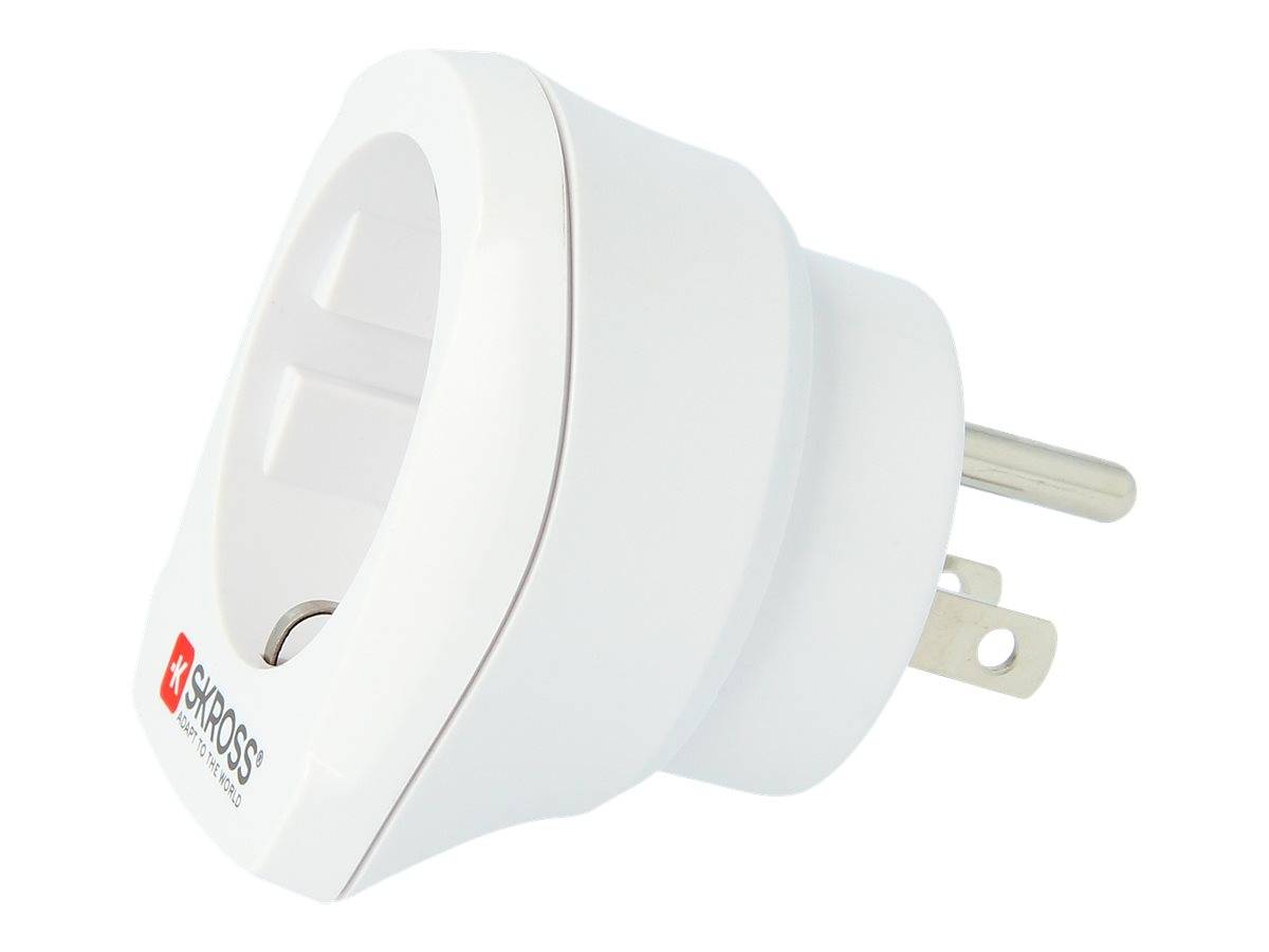 Skross 1.500203-E Reiseadapter CA EU to USA