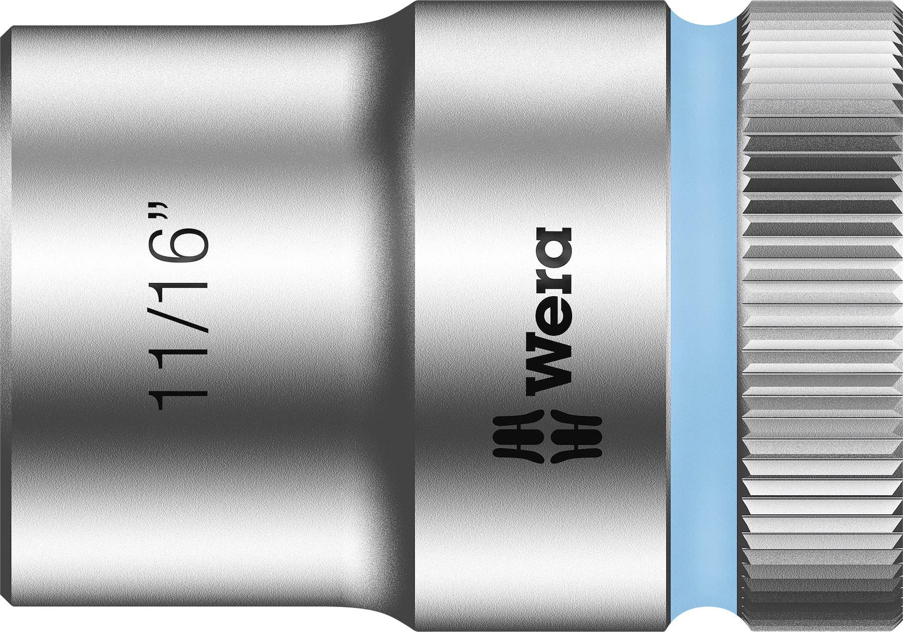 Steckschlüsseleinsatz aus Metall mit Maßangabe '11/16