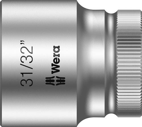 Wera Außen-Sechskant Steckschlüsseleinsatz 31/32  1/2  (12.5 mm) Produktabmessung, Länge